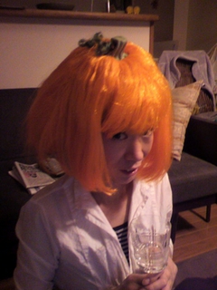 仮装パーティー　かぼちゃヘアー.JPGのサムネール画像